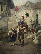 Fritz Beinke The toymaker of Nuremberg oil painting artist